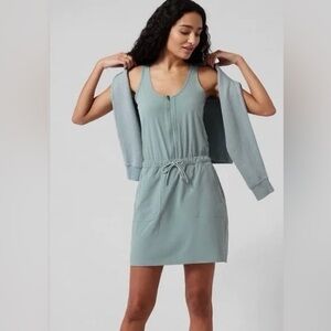 Athleta Expedition Skort Dress in Herb Olive Green
